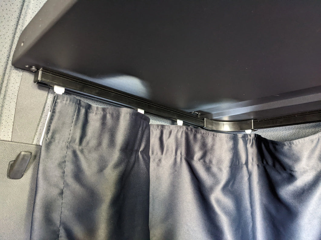 Sprinter Van All Aluminum Headliner Shelf 2007-2018 Now Includes Curtain Rod and Carpet Liner